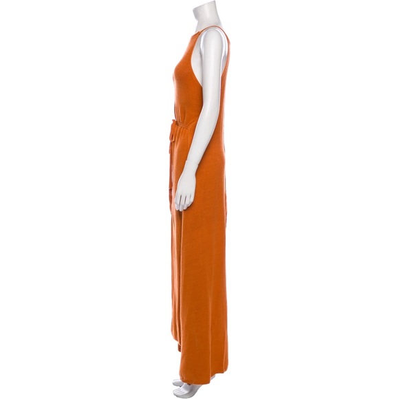Cult Gaia orange remi tie-front knit maxi dress. - Picture 3 of 3